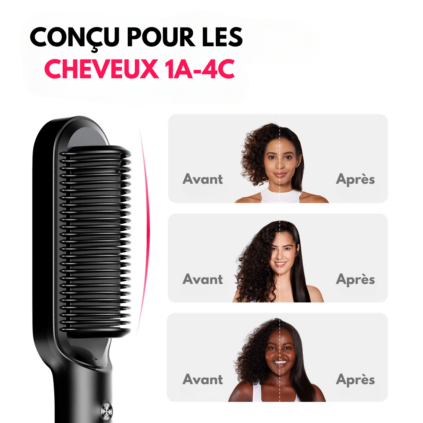 NovaRING - Brosse Chauffante