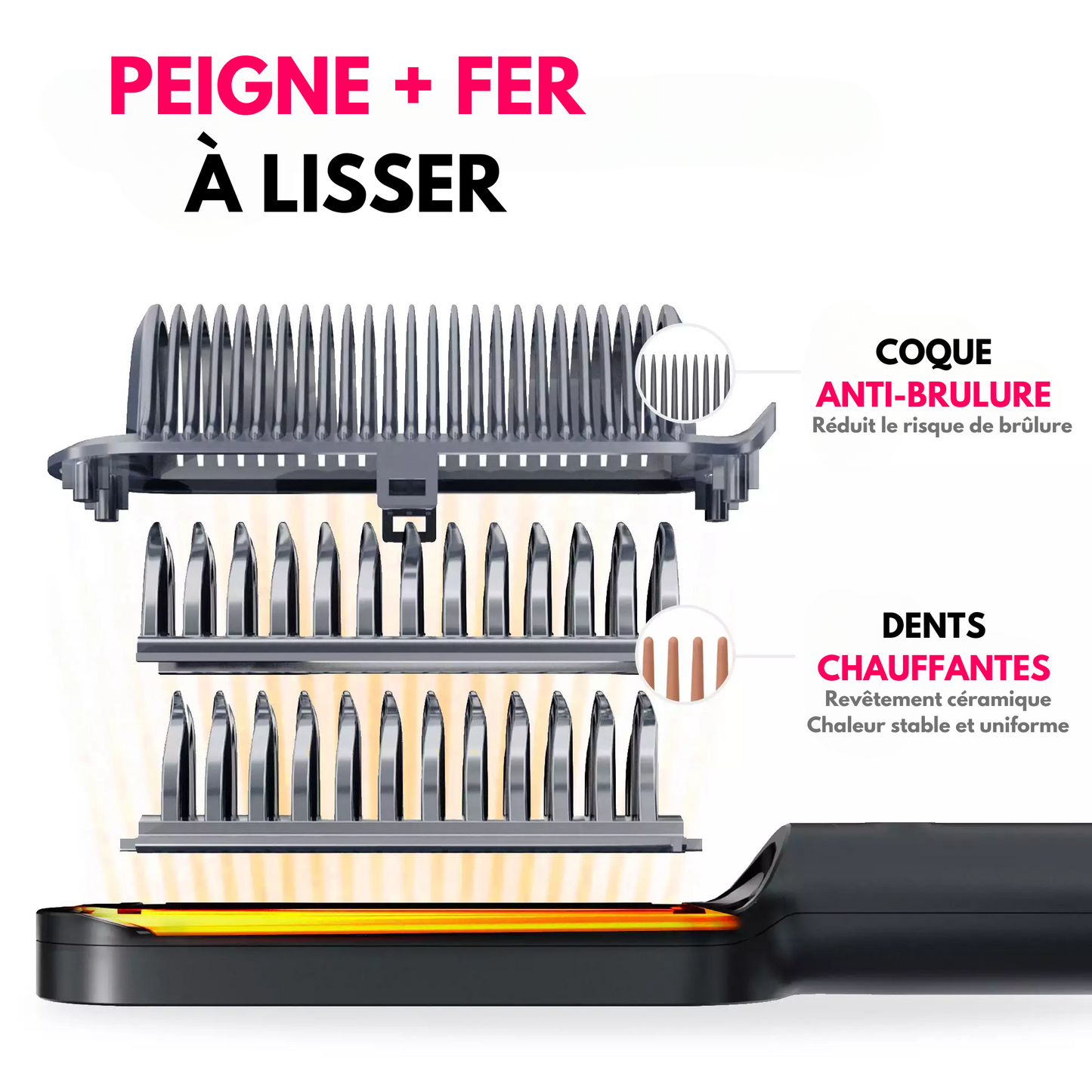 NovaRING - Brosse Chauffante