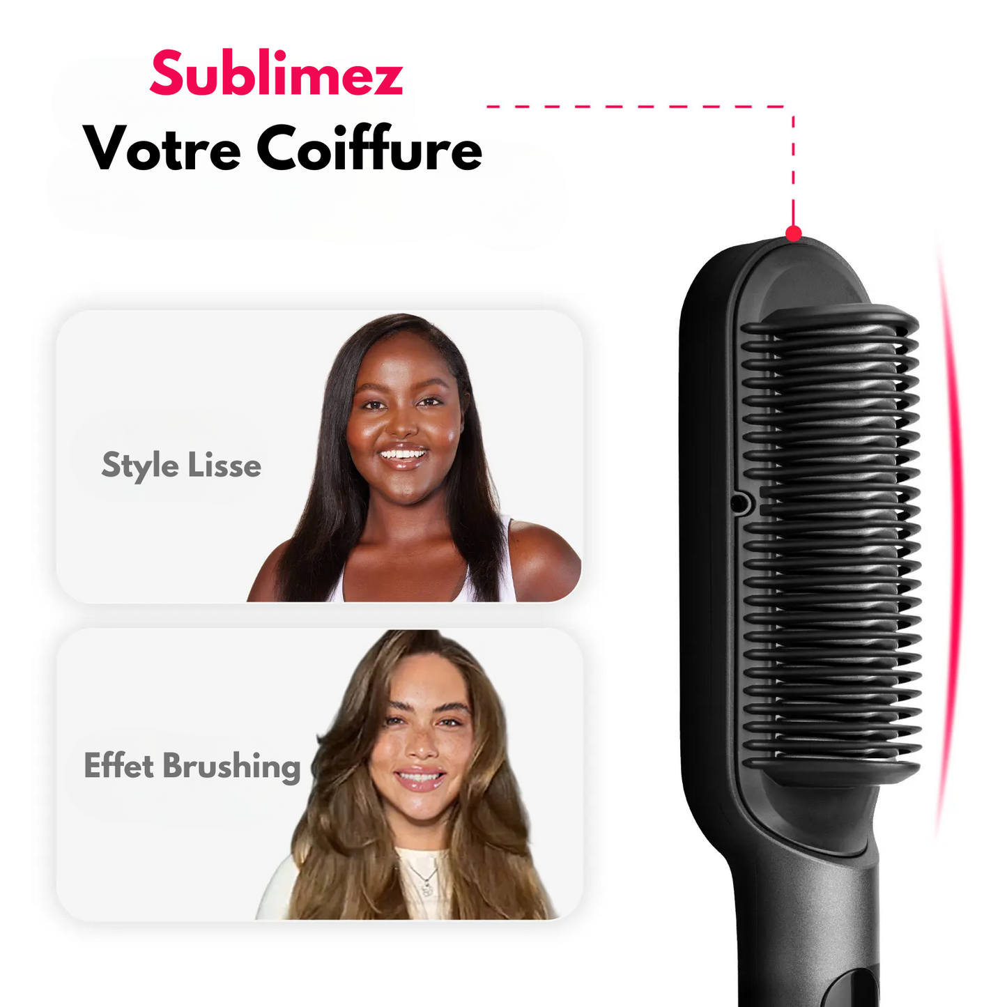 NovaRING PLUS - Brosse Chauffante