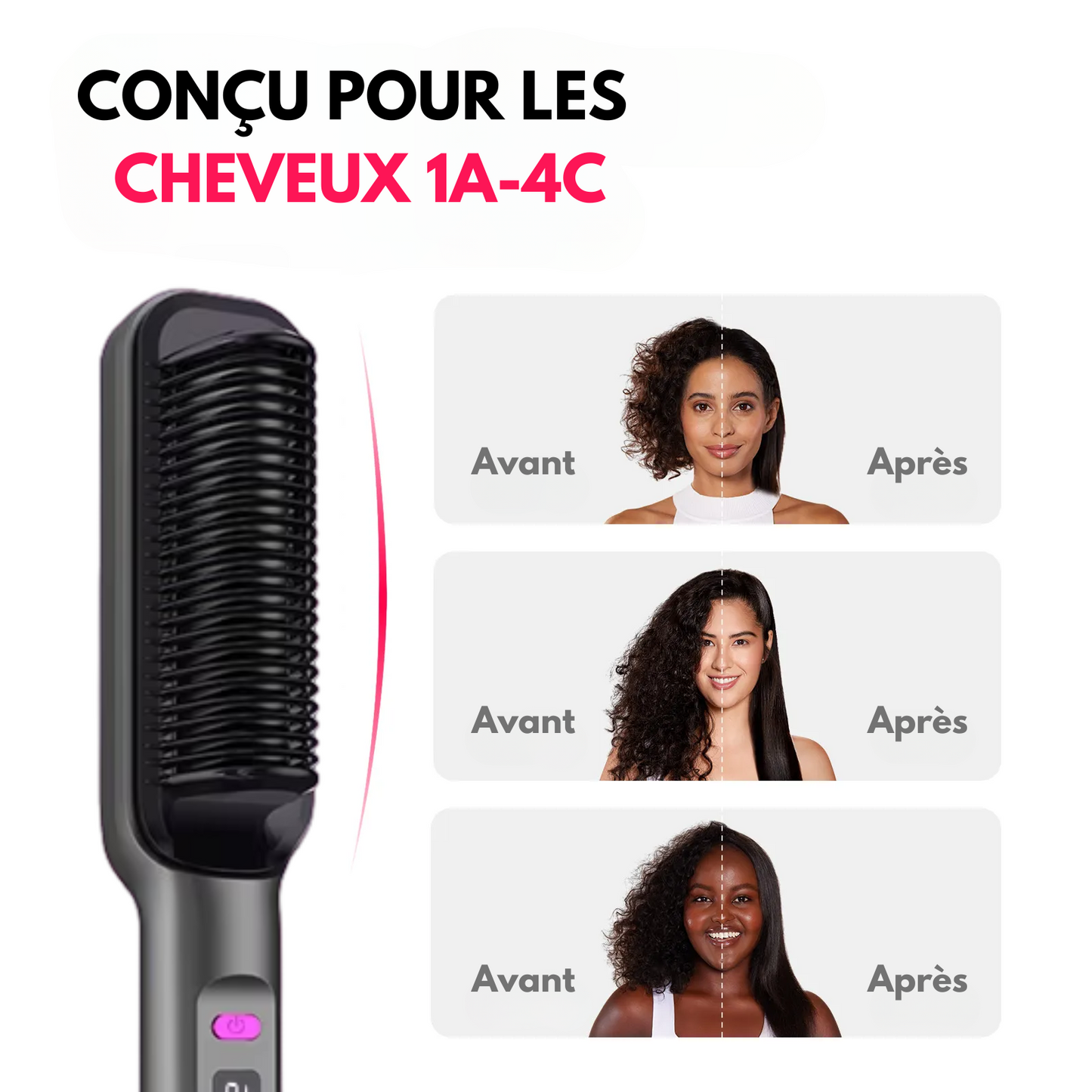 NovaRING PLUS - Brosse Chauffante